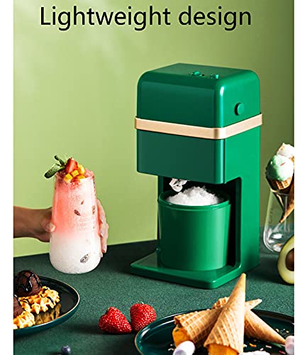 BAHAOMI Softeismaschine,Eismaschine,Heim-Eismaschine,Tiefkühl-Dessert-Maschine,Automatische Eismaschine, Rasierte… – Bild 3