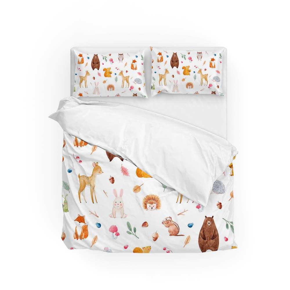 Housse de couette aquarelle grand lit king size polyester résistant chambre adulte