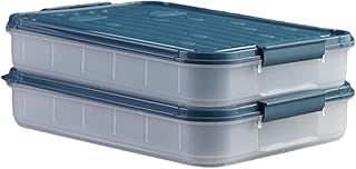 Refrigerator Food Organizer Food Storage Containers - Dumpling Box | Food Freezer Box | Clear Freezer Storage Containers | Reusable Freezer Meal Prep Containers Food Organizer Containers For Home