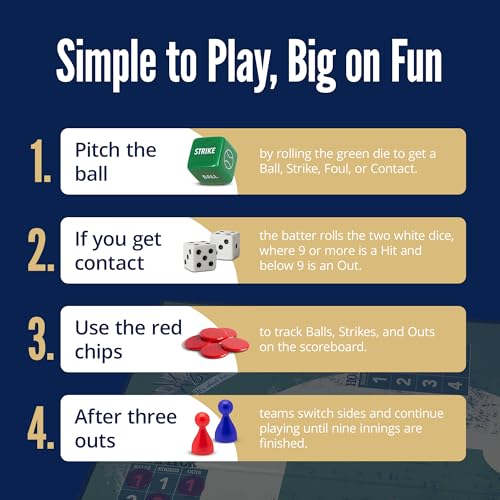 Juego de mesa de béisbol para niños y adultos miniatura 4