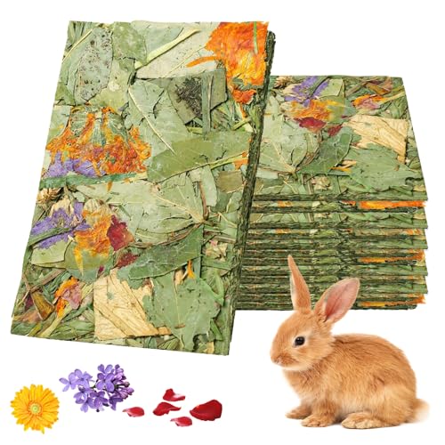 Hasen Kauspielzeug, 15 Stück Natürliche Kaninchen Leckerlies, Kaninchen Kauspielzeug, Kaninchen Spielzeug Kauspielzeug, Kaninchen Leckerli, Timothy Heu Spielzeug Kräcker