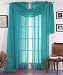 LuxuryDiscounts 1 Piece Solid Turquoise Elegant Sheer Curtains Fully Stitched Panels Window Treatment Drape 55" X 84"