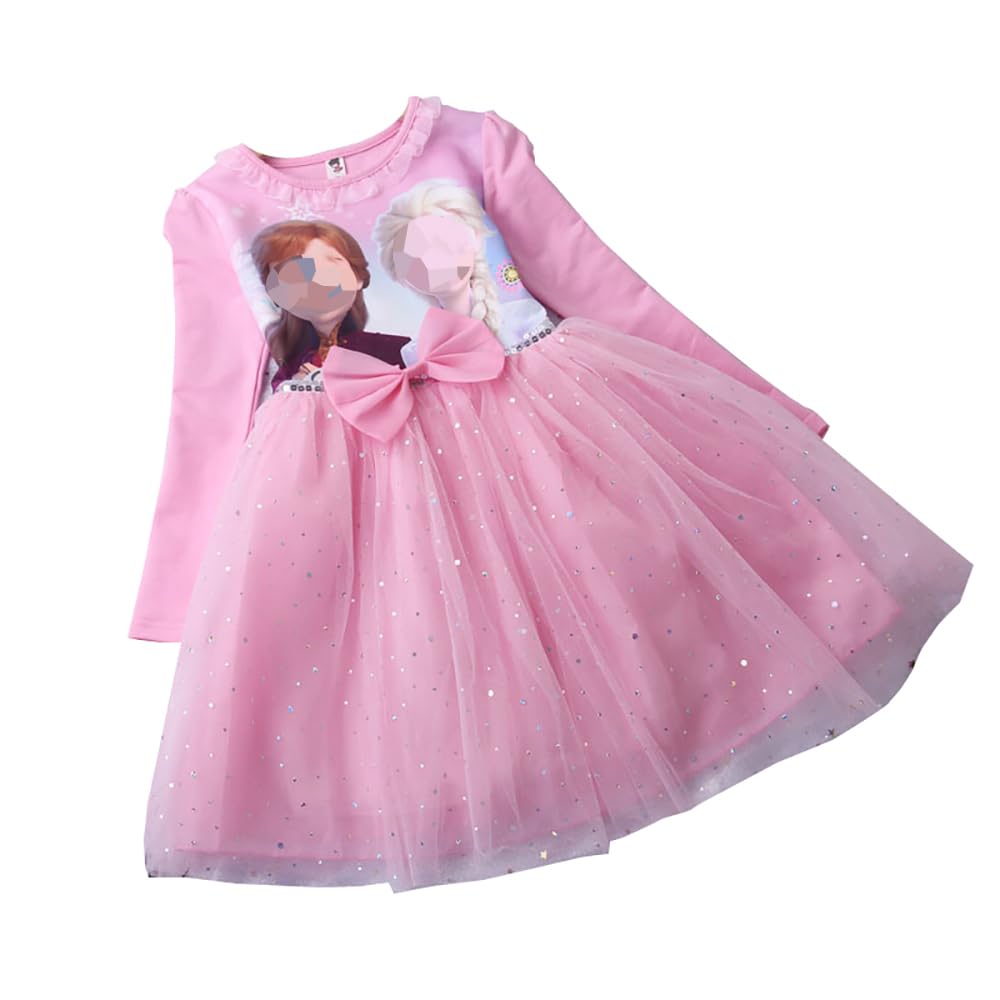 Amazon | [WIEWILY] アナ雪ドレス 長袖 女の子 エルサ服 雪女王