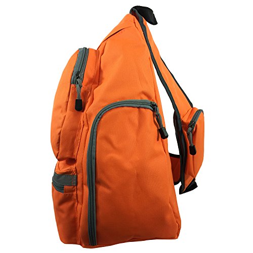 Image of K-Cliffs Heavy Duty Sling Backpack Water-Resistant Laptop Bookbag Body Bag Bright Color Safety Reflective Stipe