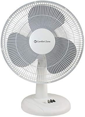 Amazon Com Comfort Zone Cz161wt Quiet 3 Speed 16 Inch Oscillating Table Fan With Adjustable Tilt Home Kitchen Amazon Com Comfort Zone Cz161wt Quiet 3 Speed 16 Inch Oscillating Table Fan With Adjustable Tilt Home Kitchen