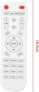 Nicear Universal Projector Remote Control Replacement for Projectors and Smart TVs Remote Controller 10m Transmission Distance Control for Receiver
