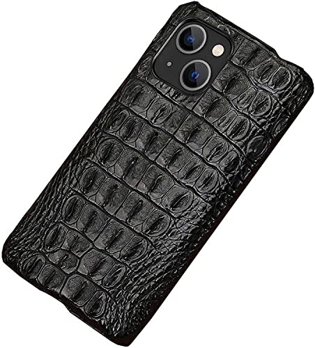 Coque en cuir de crocodile iPhone 14 étui business antichoc 6.1 pouces 2022