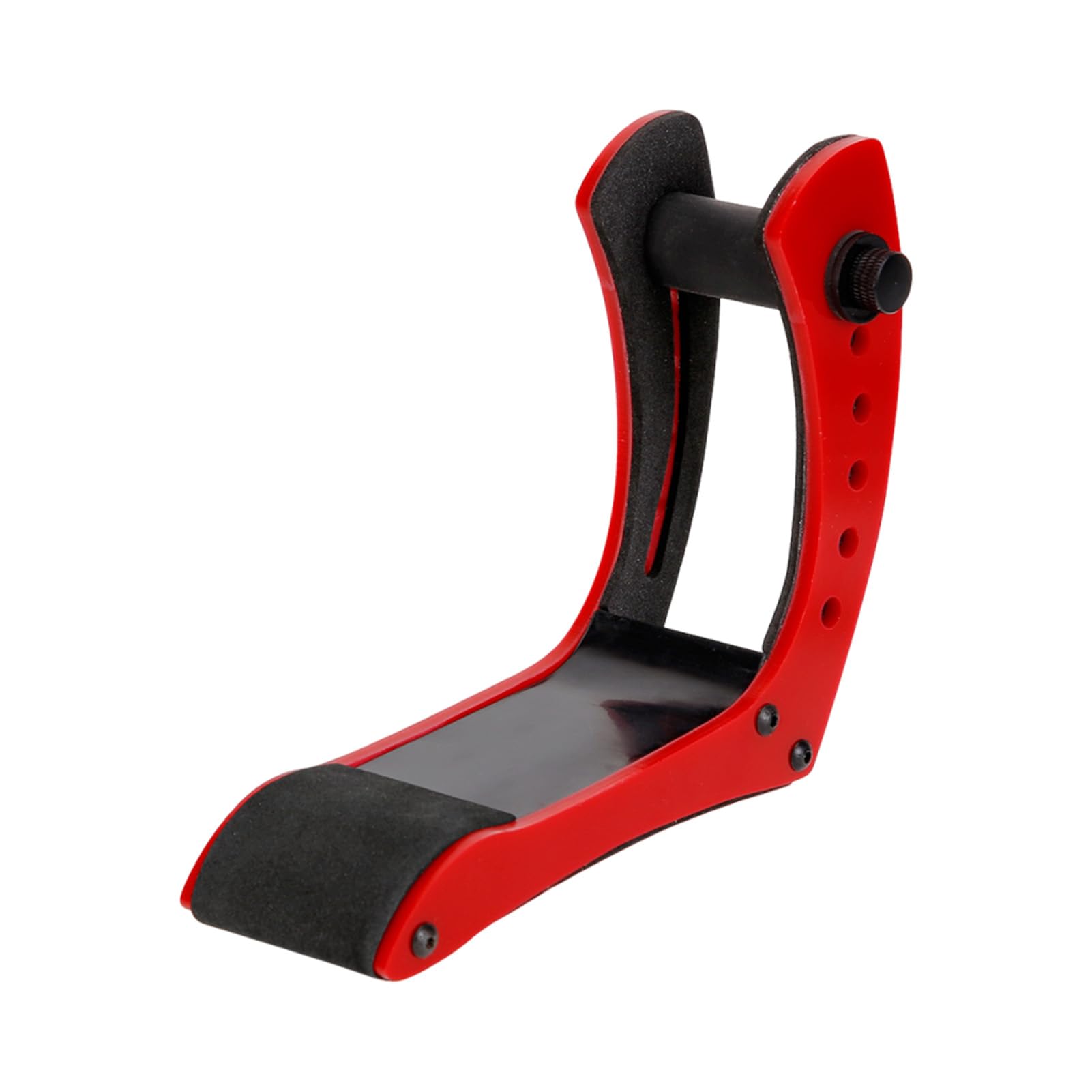 Supporto Ergonomico per Chitarra Elettrica, Gamba di Supporto per Chitarra Regolabile in Altezza e Angolazione, Rack per Sollevatore per , Ideale per Chitarre con Spessore 35-55 Mm