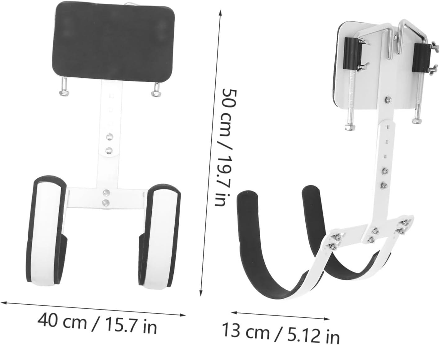 GALPADA Adjustable Snare Drum Aluminum Back Frame Lightweight Snare Drum Carrier with Shoulder Strap White for Marching Bands and Percussion Instrument Supplies