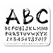 Produktbild Mauspads Graffiti-Pinsel Alphabet und Zahlenstempel Kalligraphie Mauspad für Notebooks, Desktop-Computer Mausmatten, Büromaterial