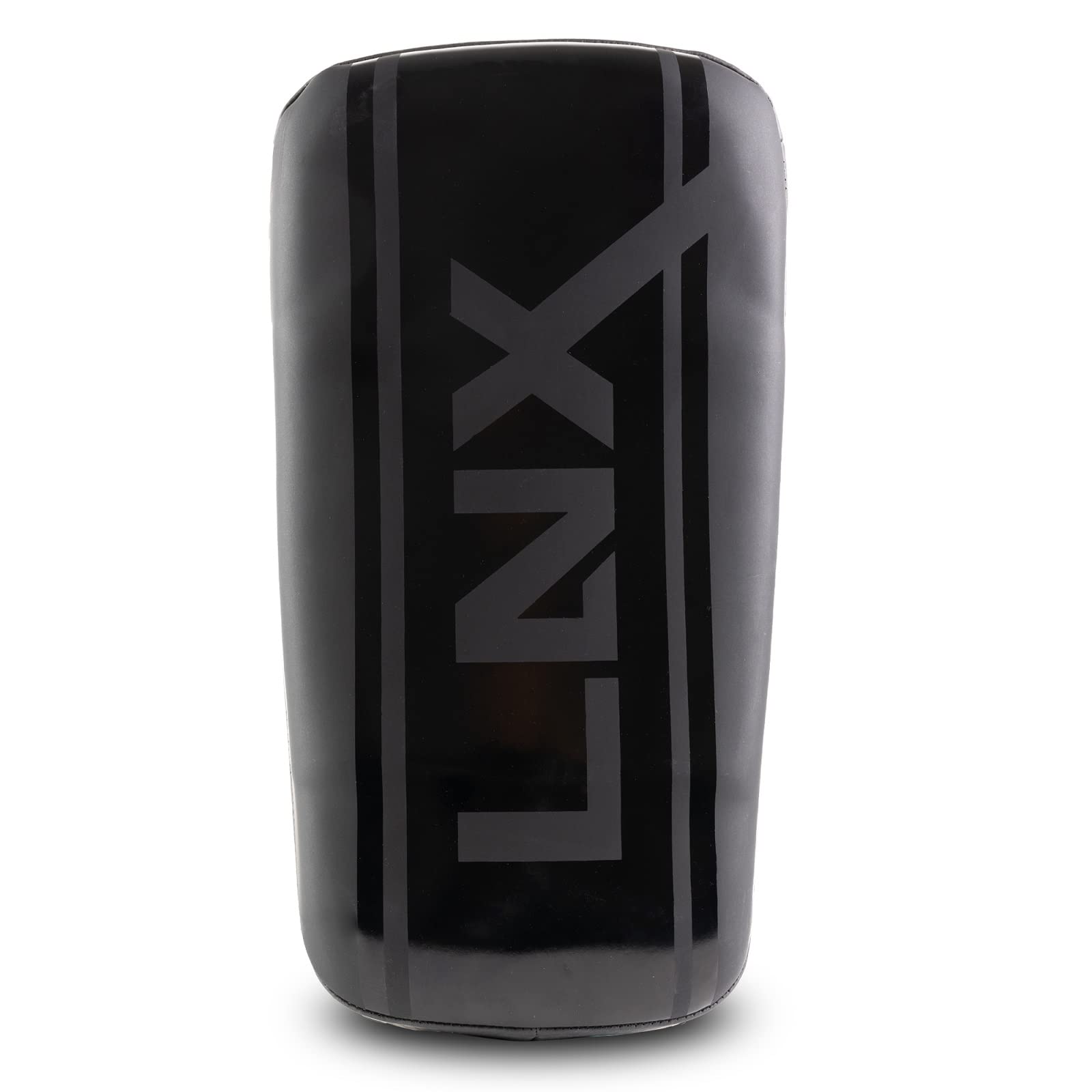 LNX Thai Pads Ultimatte - Paar in matt schwarz original Thai Style für Kickbox Muay Thai Training usw. Schlagpolster Kickpolster Pratze Paar