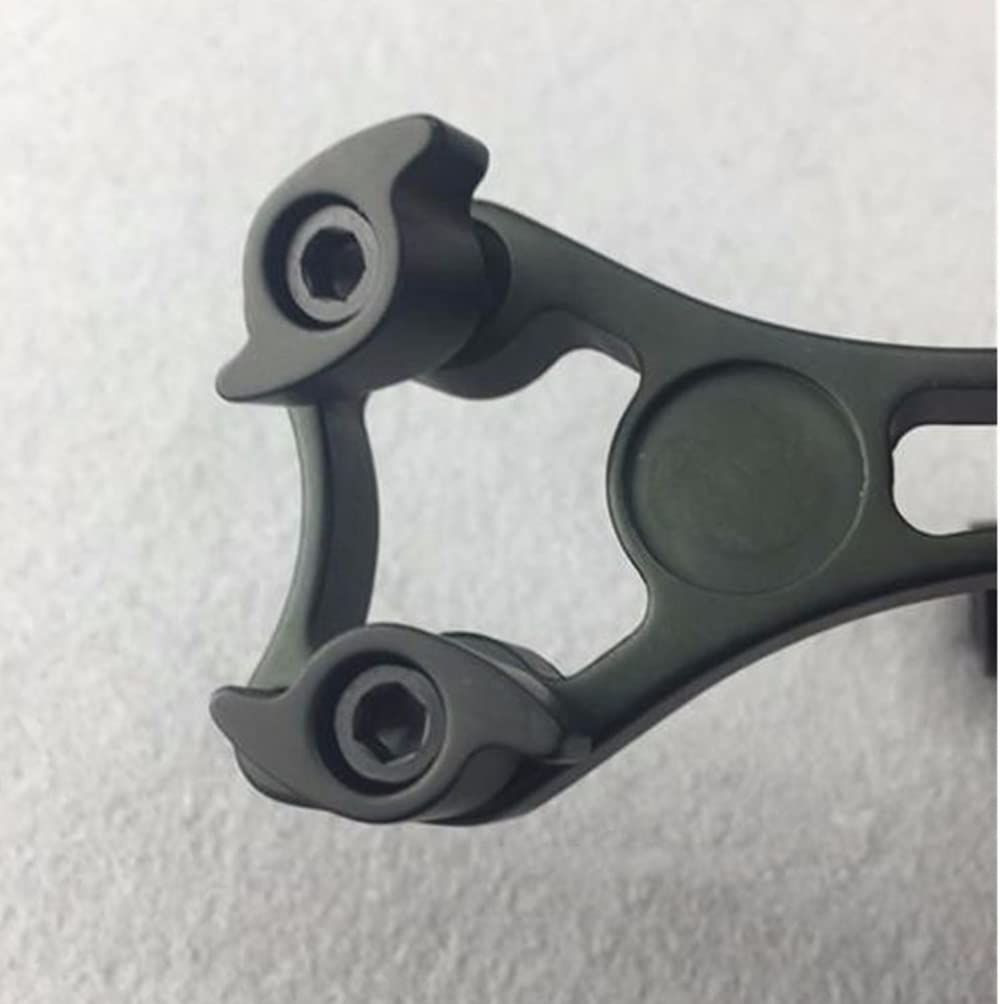 ACCMOS Compoundbogen Laservisier Aluminium Bogensport Zentrum Laser Aligner mit 360 Grad Rotierender Kopf und Körper, Jagd und Schießübungen Bogenzubehör