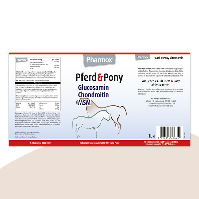 Pferd & Pony (2 Liter) Glucosamin - MSM - Chondroitin