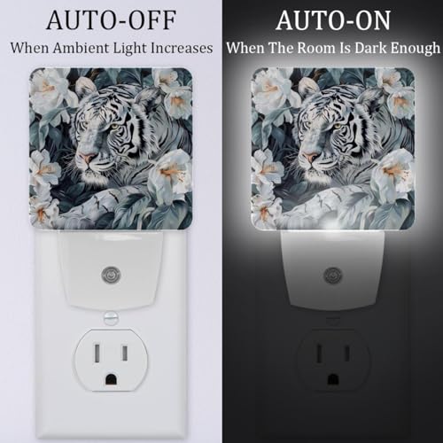 Lámpara de Noche LED para Niños 2-Pack Sensor Crepúsculo miniatura 2