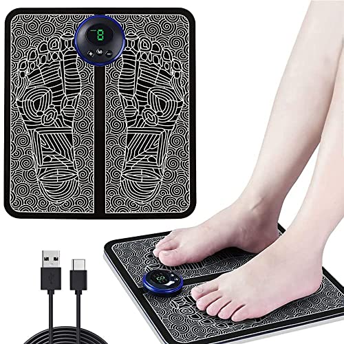 FA FIGHTART Foot Massager Mat Massage Pad Folding Portable USB Home Use