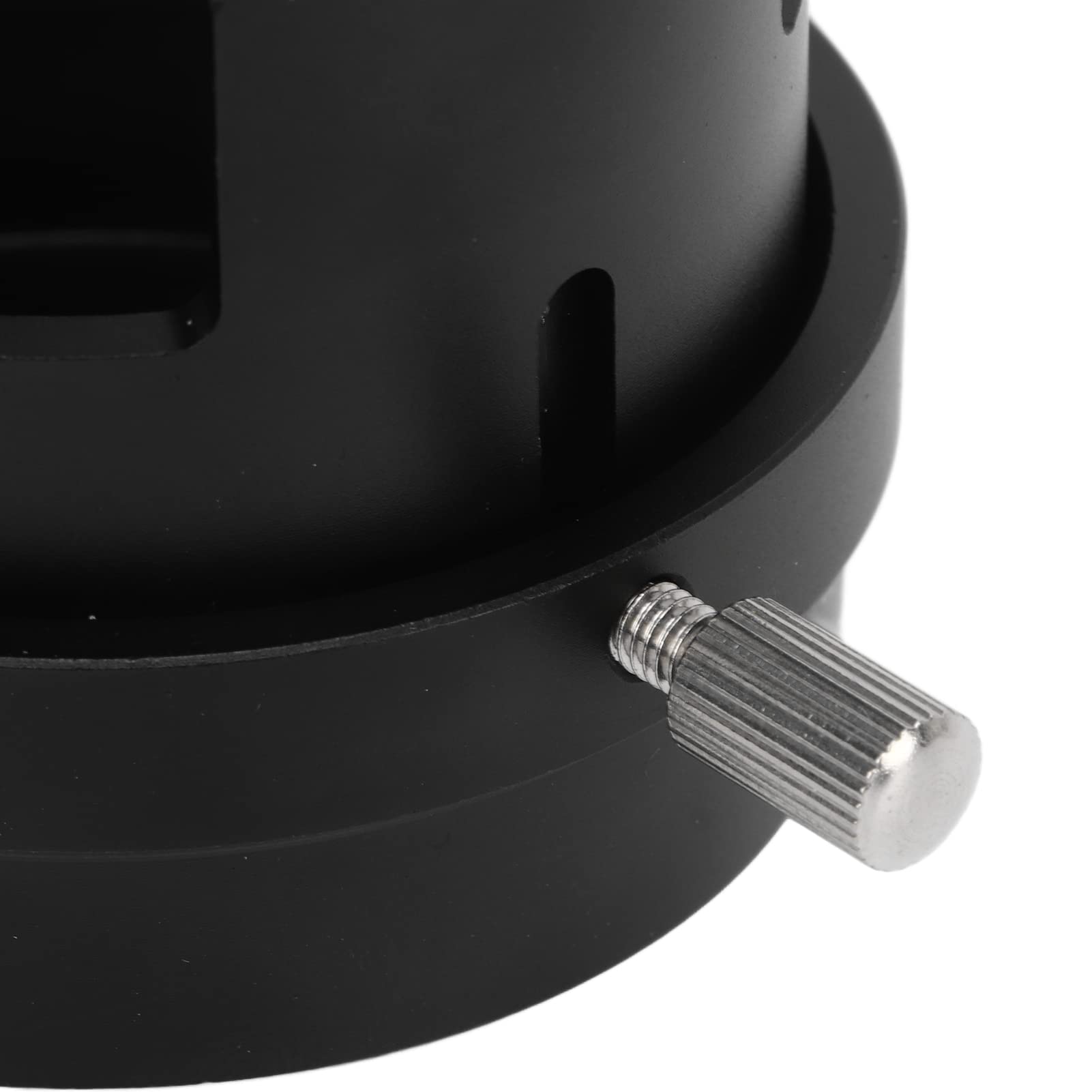 Adaptador de Cámara Montaje en T de Tubo con Diseño Hueco para Fotografía Visual Cámara SLR Aleación de Aluminio