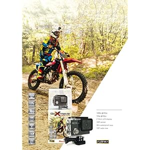 GoXtreme Rallye Wi-Fi Full HD Action-Cam mit wasserdichtem Gehäuse (1088p, 1 MP, CMOS-Sensor, 5 cm (2 Zoll) Display inklusiv Li-Ion Akku) schwarz 7 Schnorchelmasken 51Mk5MGKLgL. SL500 . SS300 GoXtreme Rallye WiFi Action Cam;Wasserfestes Gehäuse;Fahrrad-Halterung;Helm-Halterung;Schutz-Abdeckung;Adapter;Akku;Anleitung