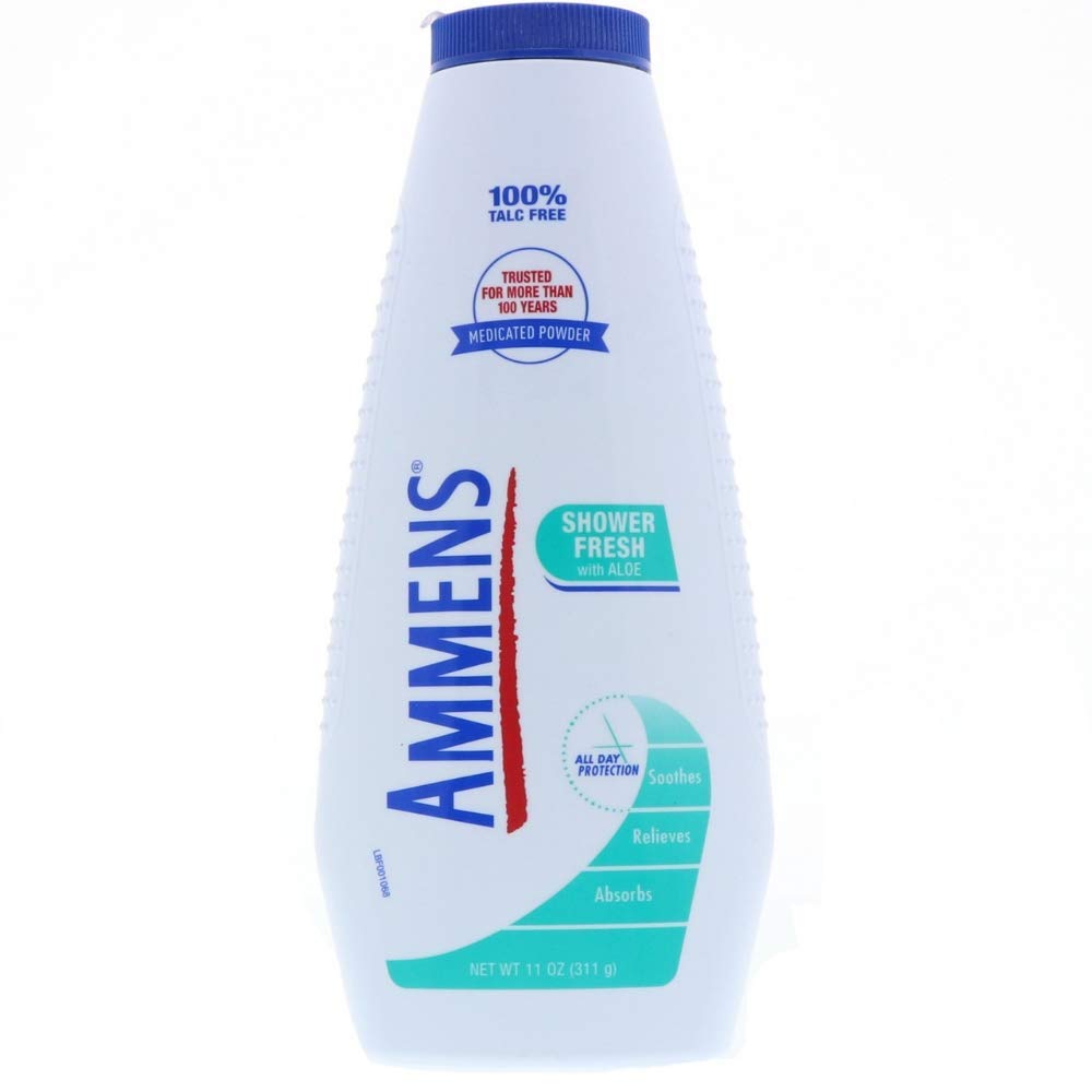 AMMENSPowder Shower Fresh 11 Ounce (Talc Free) (325ml) (3 Pack)
