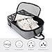 Fashionable Shoe Storage Bag for Travel, Black Skull Flower, Unisex Waterproof Breathable Shoe Organizer, Versatile for Women and Men
