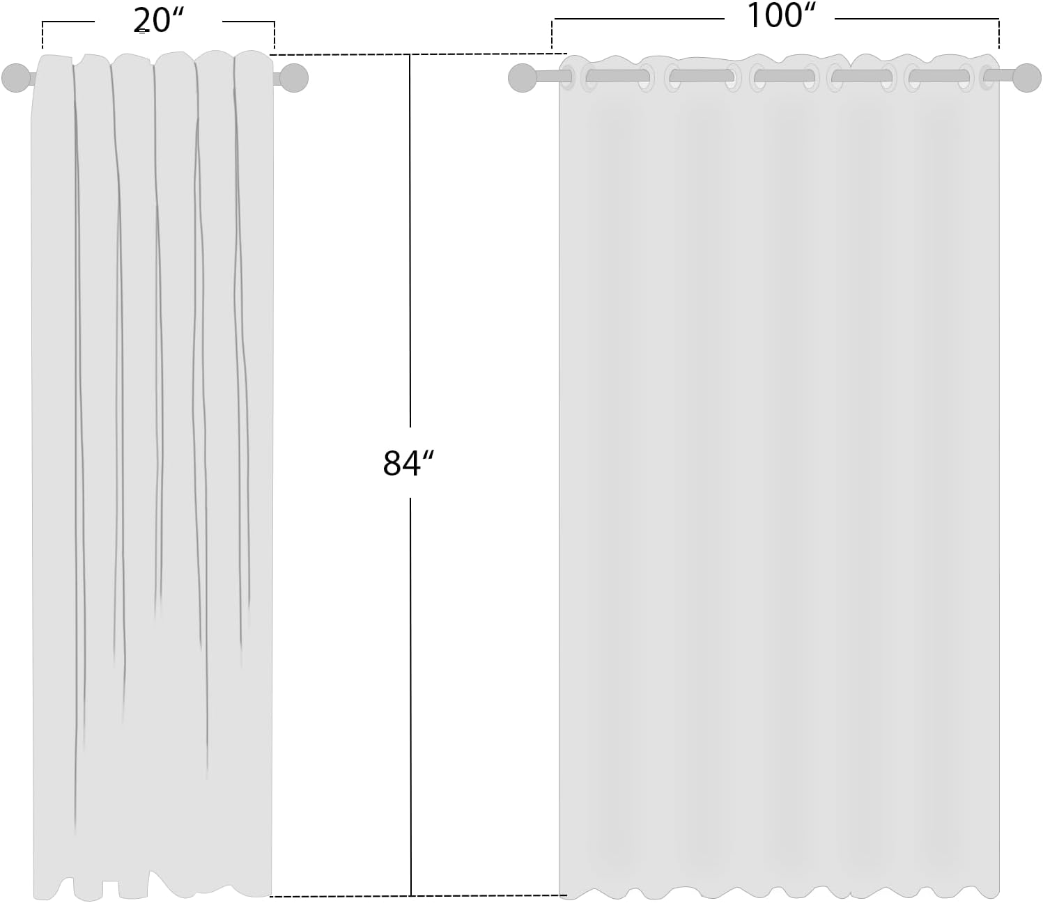 NICETOWN Blackout Curtain for Patio Sliding Door - Grommet Extra Wide Sliding Door Curtains Room Darkening Weighted Drape for Living Room/Patio (Natural, W100 x L84, 1 Panel)