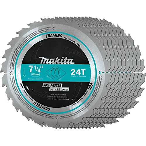 Makita A-94839-10 7-1/4" 24T Carbide-Tipped Circular Saw Blade, Framing, 10/Pk #TOP7