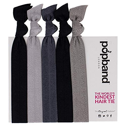 Popband Ink Elastic Hair Tie Bands 5 Pack