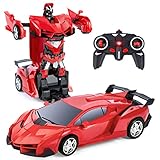 Yellcetoy Transformers Spielzeug Auto für Kinder, 2.4GHz Ferngesteuertes Transformator Roboter Auto Spielzeug, Kinder Spielzeug Geschenke für Junge Mädchen 3-12 Jahre