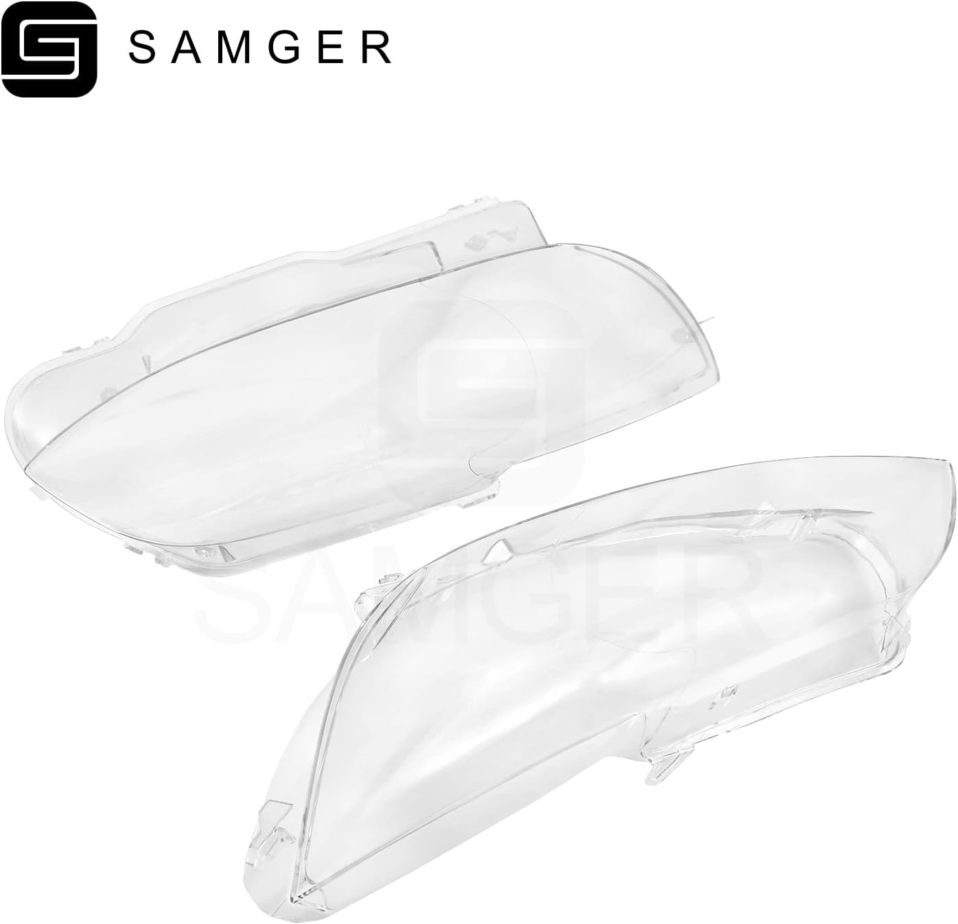 Samger Pair Headlight Headlamp Lense Clear Lens Cover Replacement Fit for 2006-2009 E92 E93 Coupe M3 328i 335i