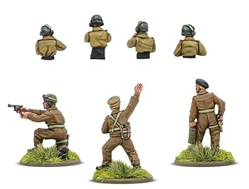 ミリタリー WWII British Tank Crewman 1/6 Amazon.com: Warlord Games British Army Tank Crew - 28mm