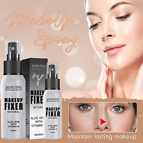 Makeup Setting Spray For Face - Waterproof Matte Setting Spray For Makeup, Long Lasting Makeup Setting Spray, Makeup Finishing Spray Eyeshadow Foundation Loose Powder (3Pcs) #TOP1