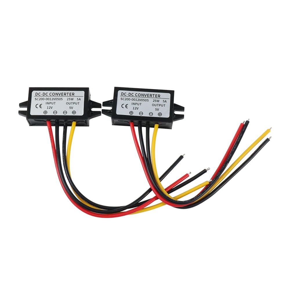 Modulo DC-DC Step Down 12V/24V A 5V 5A 25W &ndash; Convertitore Buck, Senza Marca