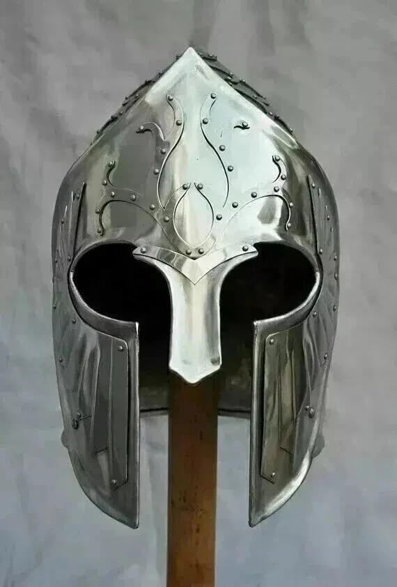 Medieval Gondor Helmet – LARP, SCA, Viking Steel Wearable Collectible Helmet