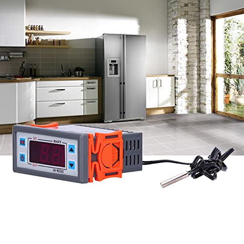 Adjustable Temperature Controller -19℃-99℃ High Accuracy Digital Display Thermostat With Staninless Steel Waterproof Ntc10K Probe #TOP4
