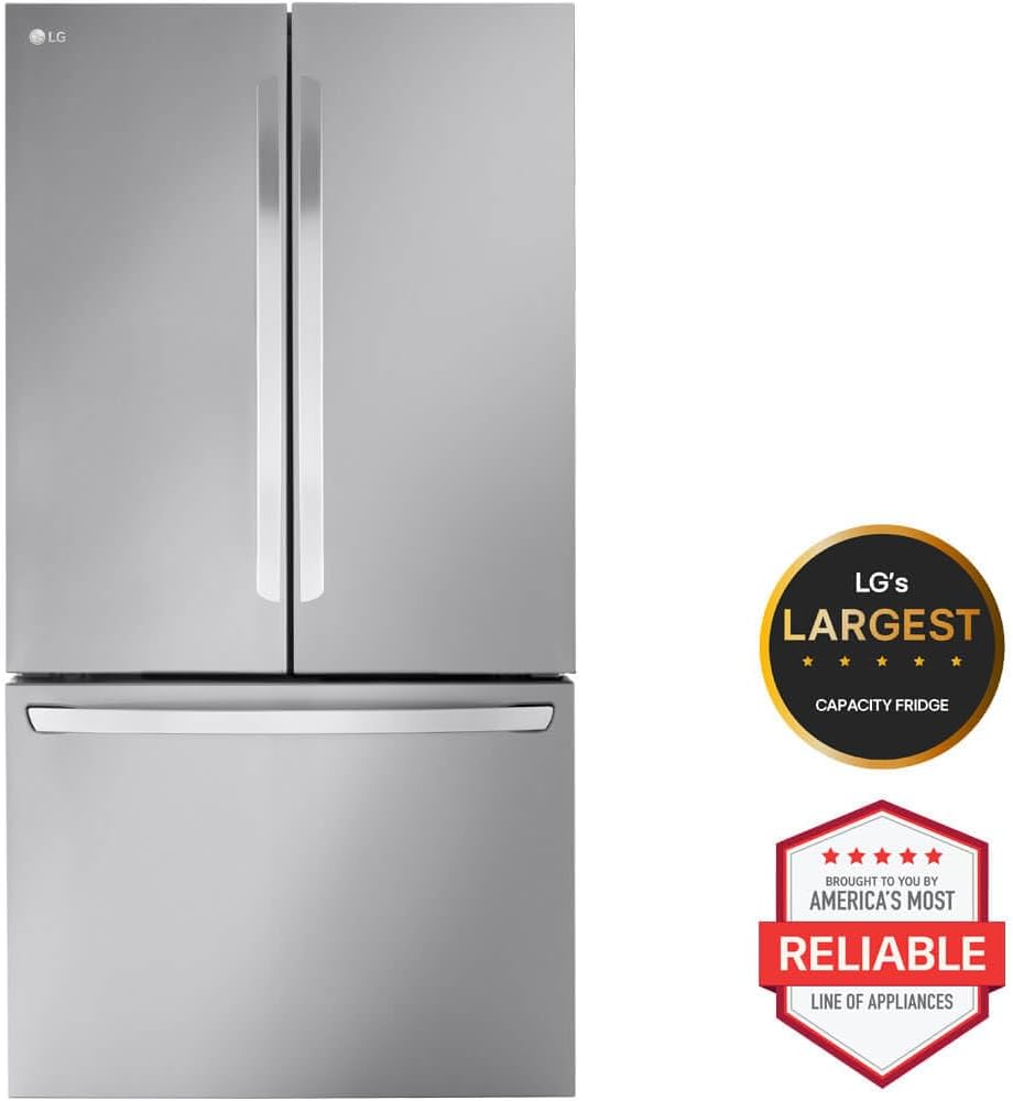 LG Smart French Door Refrigerator with Internal Water Dispenser MAX 31.7 Cu. Ft. Stainless Steel