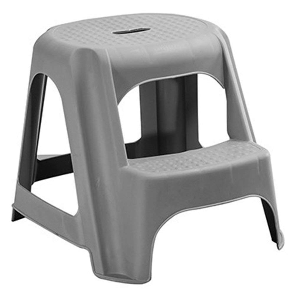 Taburete con escalón antideslizante para alcanzar alturas de forma segura