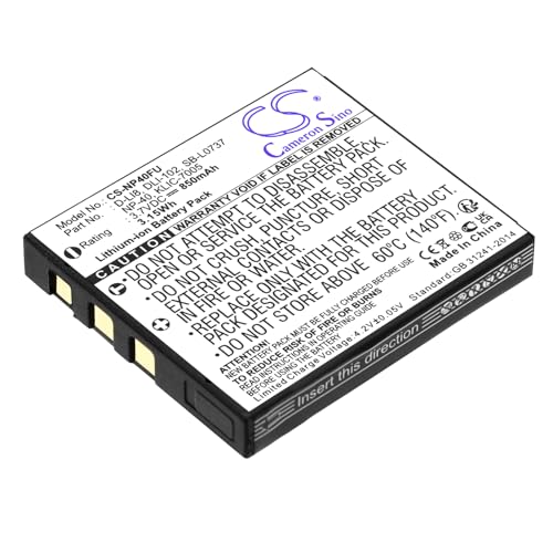 Battery for PRAKTICA DVC 7.1Z HD11.0i HDi9 I8 LB-5030 LM 12-HD 6105 3.7V 750mAh