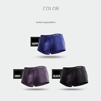 Mens Boxers Men's Underwear Men's Varicocele Underwear - For Scrotal, Testicle, Separate Boxer Briefs Comfortable And Breathable-black-xl
