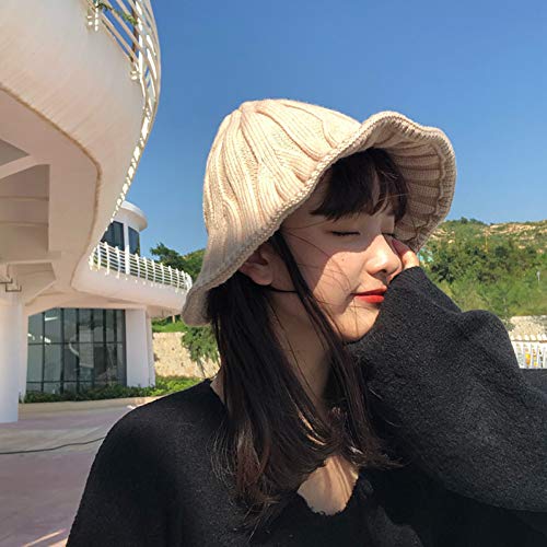 Bonnet tricoté souple anti-courants d'air : chapeau de coton chaud rétro pour femmes actives