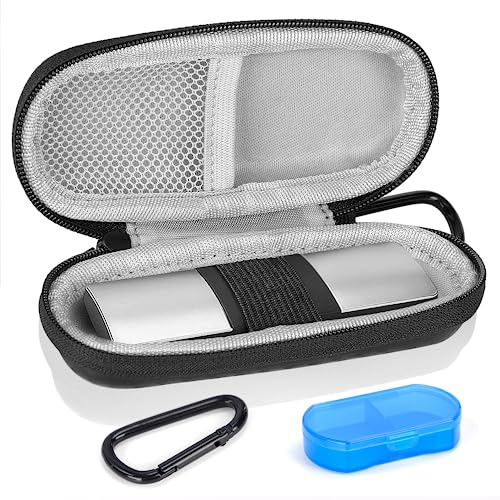 Portable Hard Travel Case For Alivecor Kardia Mobile Heart Monitor Personal Ekg/Kardiamobile 6-Lead Rate Monitoring Devices, 2 Times A Day Pill Box And Carabiner Clip Included #TOP13