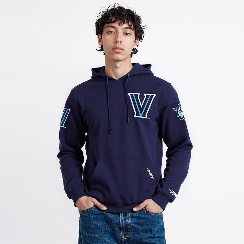 Pro Standard Mens College Classic Chenille Cotton Double Knit Pull Over Hoodie