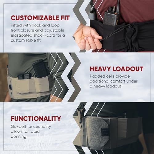 Vertx Mens Clutch Unity Tactical Belt, Modular Mission Belts for Men, Gun Holster Radio Mag Pouch for CCW Concealed Carry3