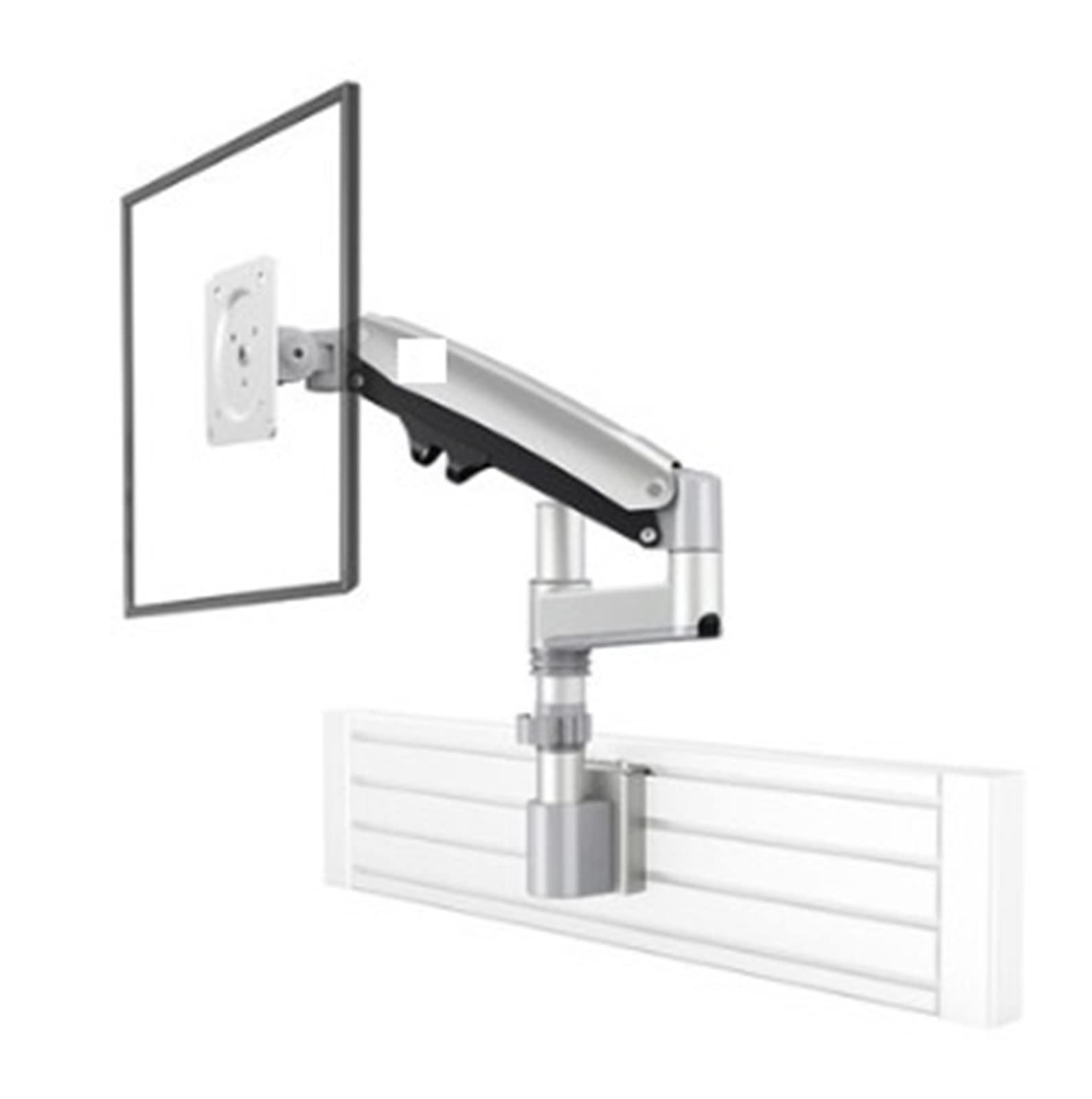 Aioneer Monitor Mount Arm For Desks, Gas Spring Full Motion Adjustable Bracket, Supports 2-12Kg Lcd Tvs-Silver