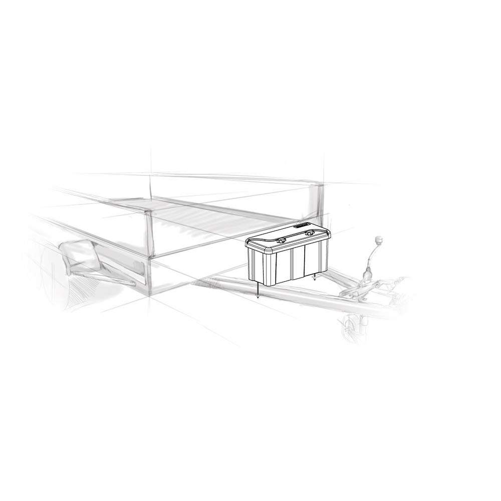 BOÎTE À OUTILS DAKEN BLACKIT 550 550 X 250 X 295 - DOUBLE SERRURE - Auto