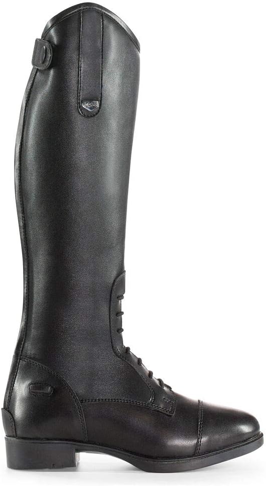 HORZE Rover Kids' Tall Field Boots, Starter Horse Riding Boots with Stretchy Easy-Fit Synthetic Leather and Rear Zipper : Sports & Outdoors
