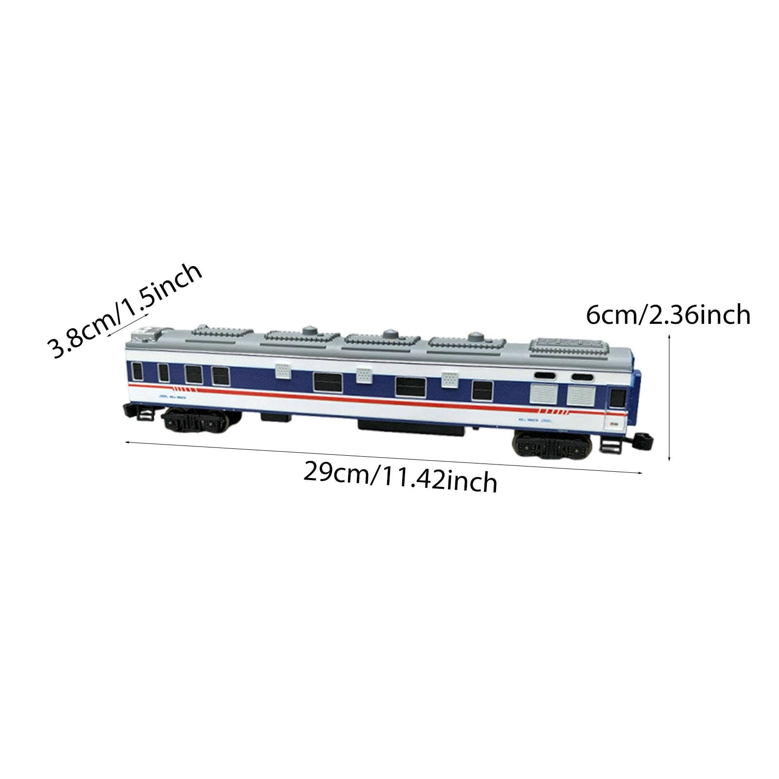 predolo Modèle réduit de train KD25G, réaliste et classique, accessoire de collection pour les passionnés de trains, Bleu