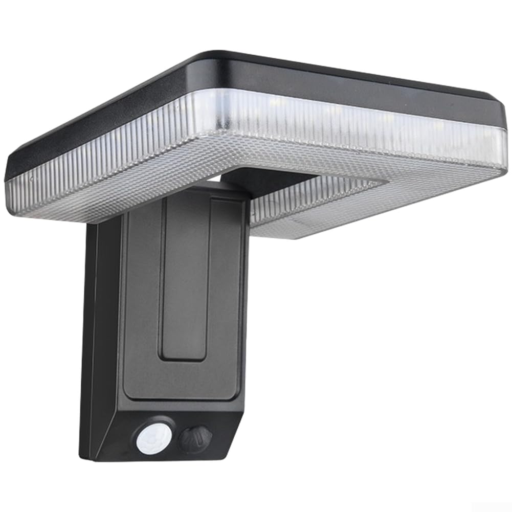 CNANRNANC Motion Sensor Solar Lights Outdoor Wall Mounted Foldable Design 3 Modes IP65 Weatherproof for Garden Fence Porch Protection