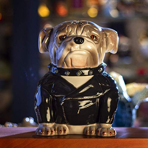 Pacific Giftware Rocker Bulldog Ceramic Cookie Jar