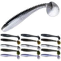 YOUHOT Ned Wors Señuelos, Cebos De Pesca De Plástico Blando Para Pesca