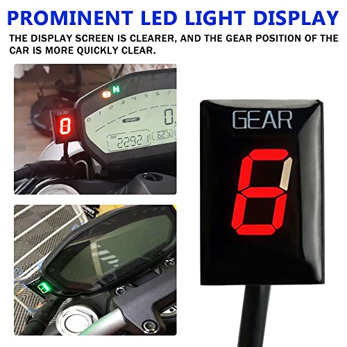 1-6 Gang Motorrad Ganganzeige Ganganzeige Messgerät Kompatibel mit Ducati Monster Hyper Supersport