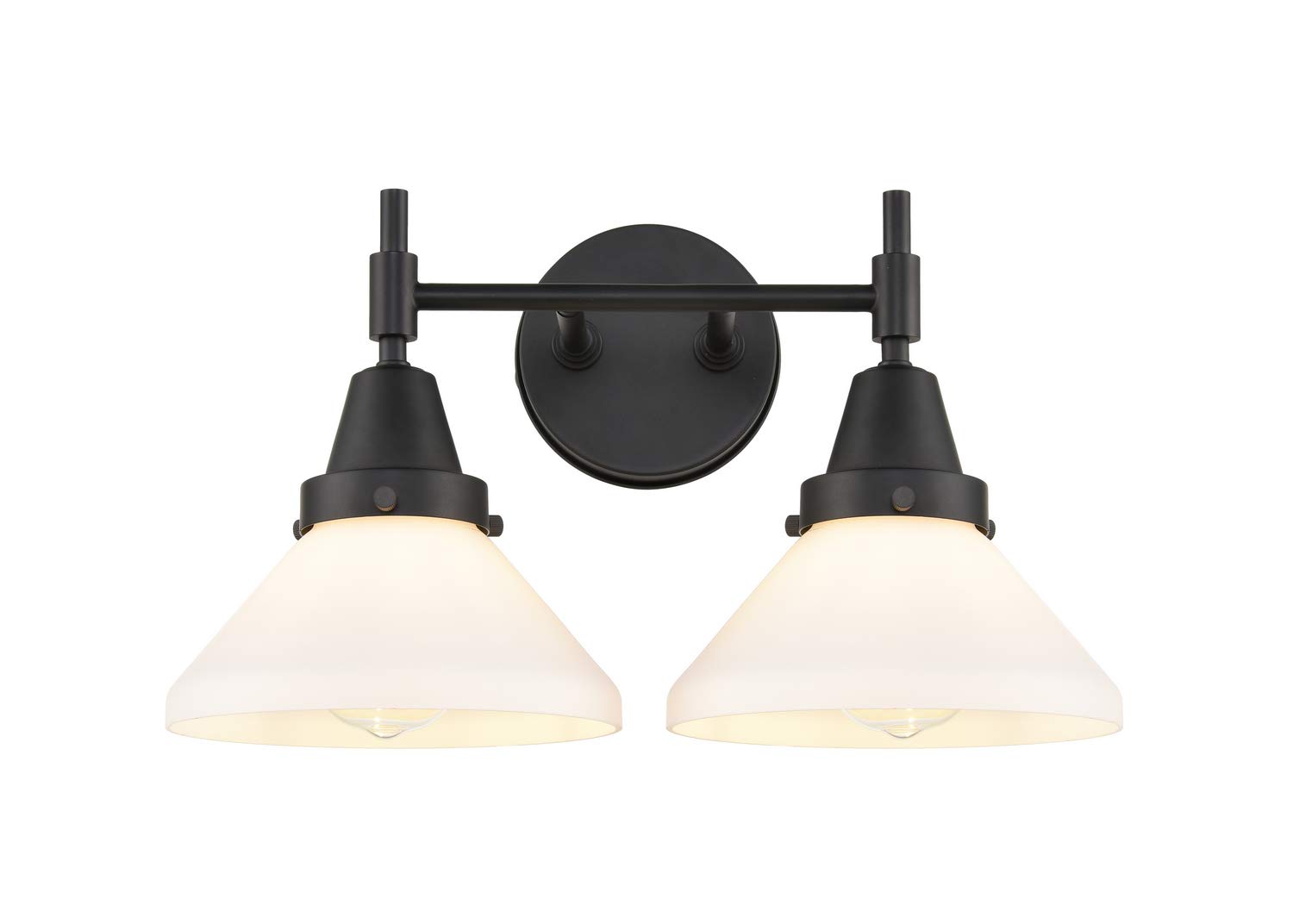 Innovations Lighting 447-2W-BK-W-LED Bare Bulb 1 Light Cord Set, Matte Black
